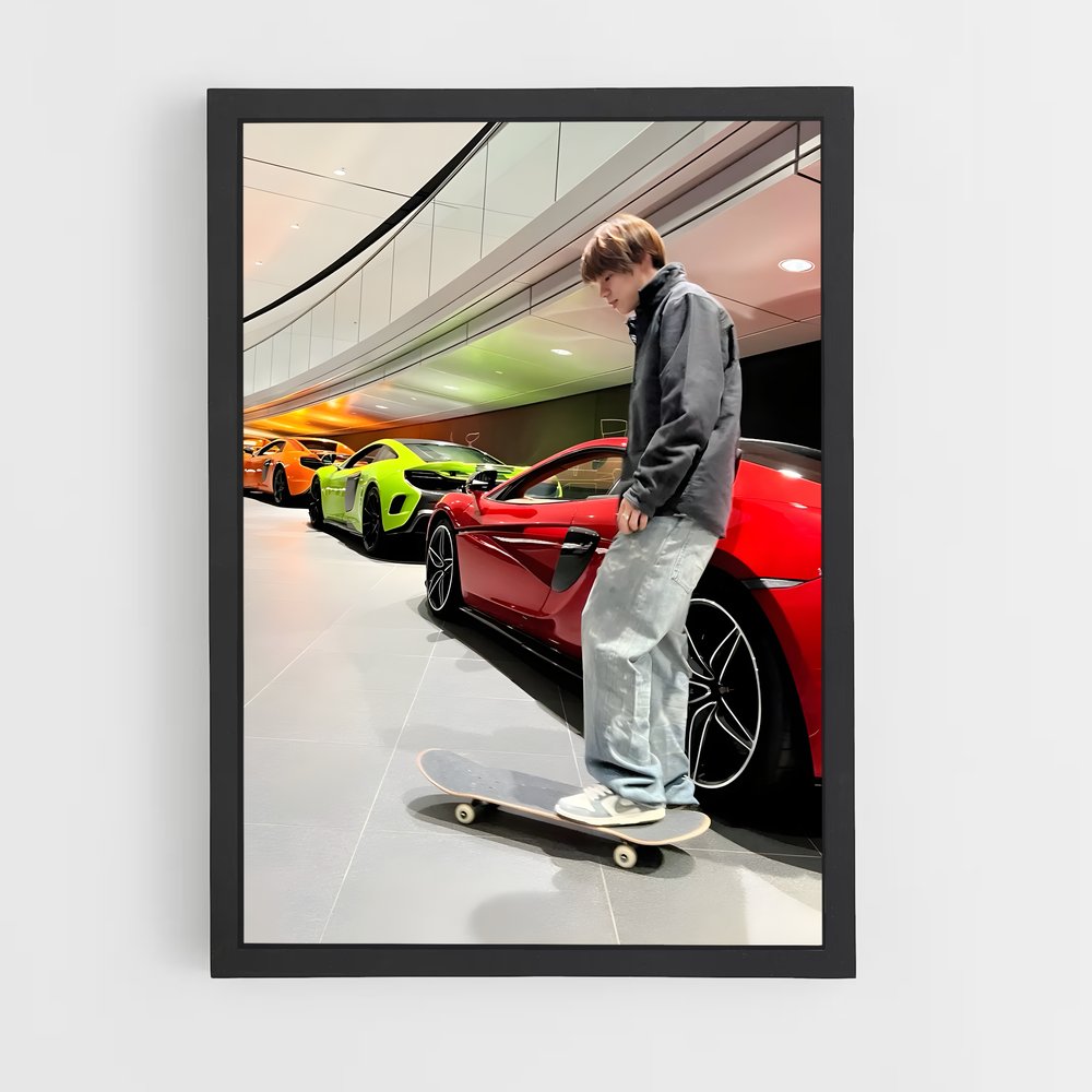 Poster Skate Life – affiche Skateboard (vue 2)